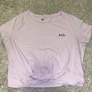 Crop top size medium